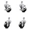 Service Caster 3 Inch Phenolic Wheel Swivel 12mm Threaded Stem Caster Brakes SCC, 2PK SCC-TS20S314-PHS-M1215-2-TLB-2 - alternate 1